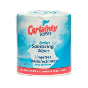Certainty Sanitizing Wipes Image 1