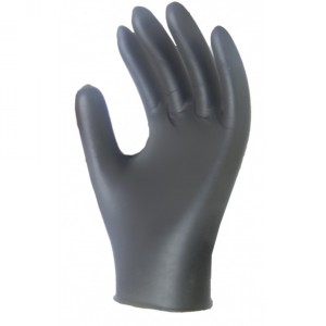 Black Nitrile Gloves (4 mil) - Small Image 1