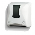 Mini-Titan Electronic Towel Dispenser - White